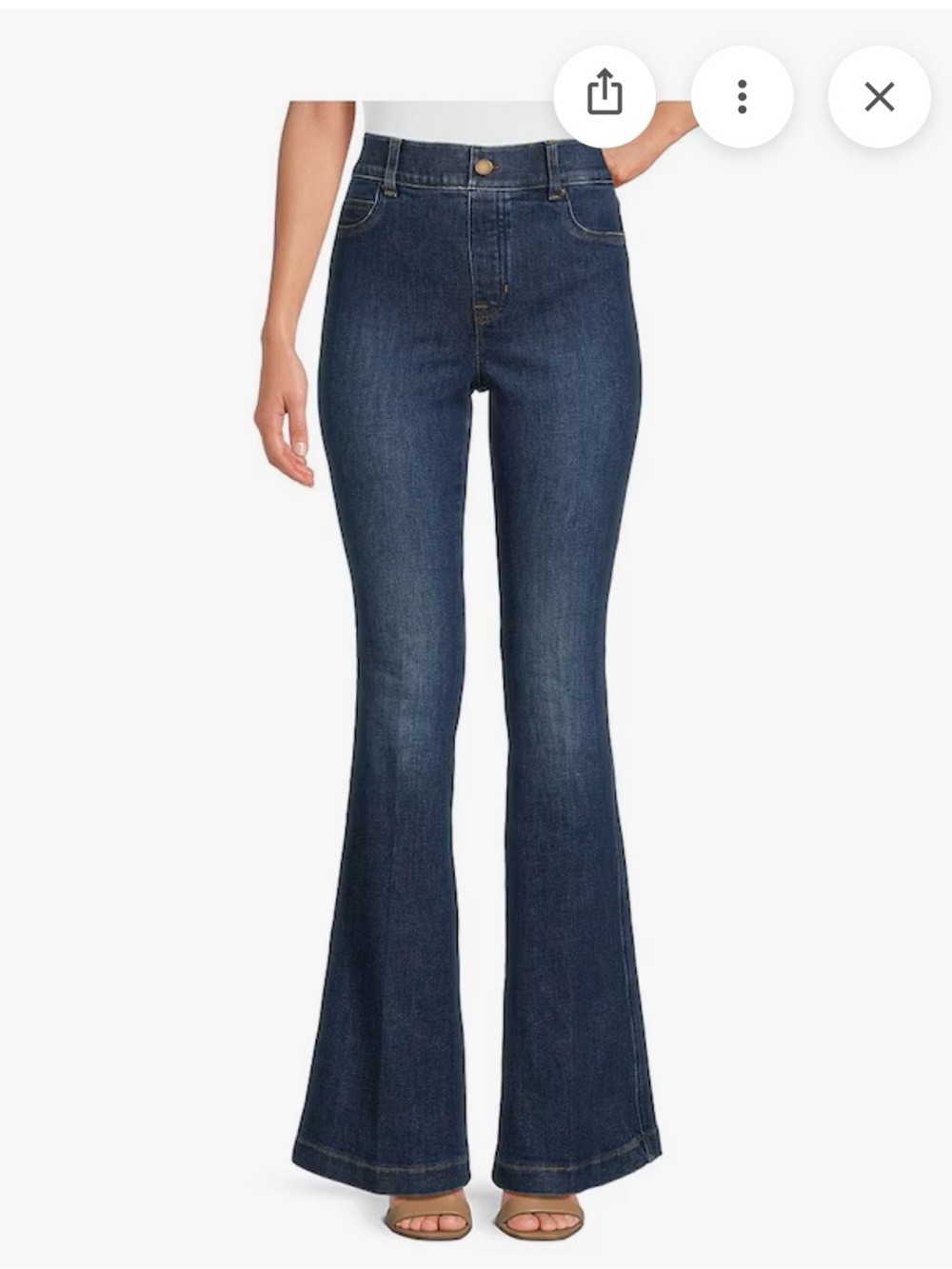 SPANX Dark Blue Flare Jeans